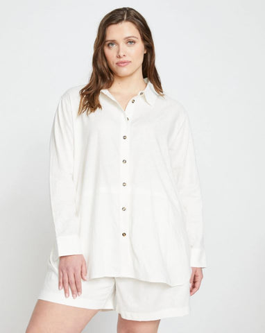 Linen Button Up