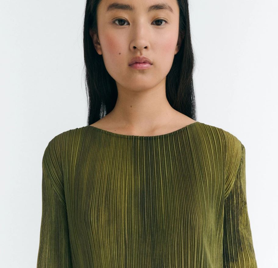 Stretch Rib Green Dress MED/LG Stretch Rib Green Dress MED/LG