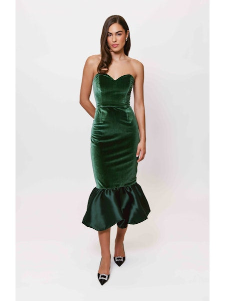 Emerald Strapless Dress Modblu Emerald Strapless Dress Modblu