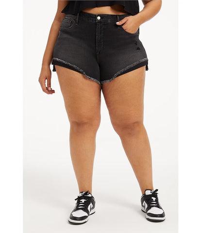 Charcoal Curve Shorts