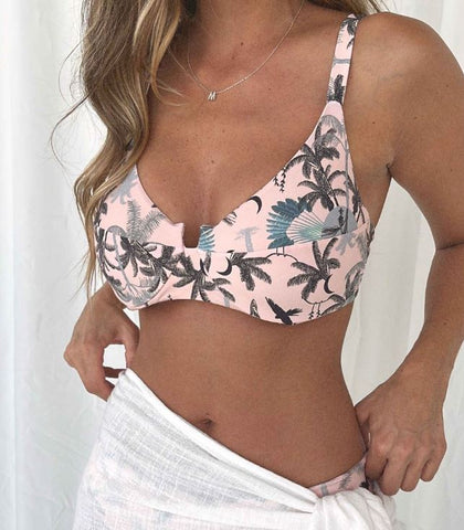 Pink Palm Top