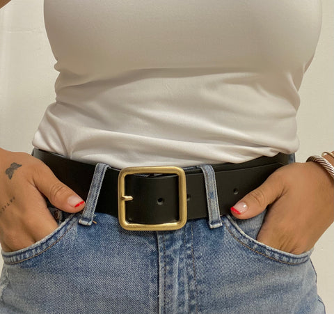 Thick Leather Belt