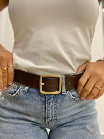 Thick Leather Belt