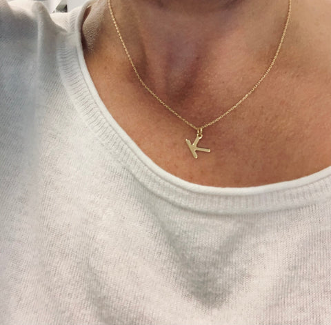 Mini Initial Necklaces